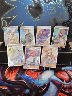 7 Card Lot Pokemon TCG Full Art Trainer Supporter - 1 sealed Klara SWSH302 - NM - Image 2