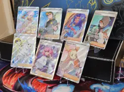 7 Card Lot Pokemon TCG Full Art Trainer Supporter - 1 sealed Klara SWSH302 - NM - Image 3