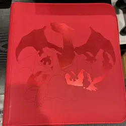 Pokemon Trading Card Game Ultra Pro 9-Pocket Zippered Pro-Binder - Red - Image 1