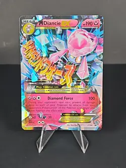 2015 Pokemon TCG M Diancie EX XY44 Black Star Promo Holo Card - Image 1