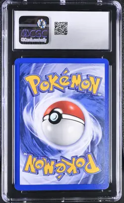 Blaine's Moltres 1/132 Gym Heroes Holo SWIRL CGC 9 MINT Vintage Pokemon Card - Image 2