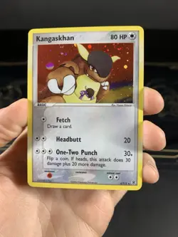 Pokemon Card Ex FireRed LeafGreen Kangaskhan 6/112 2004 Non Reverse Holo LP - Image 2