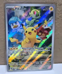 Pikachu 027 Sv: Scarlet & Violet Promo Cards Holo NM POKEMON TCG SEALED - Image 1