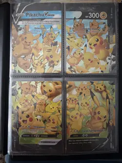 Pikachu V-Union [Set of 4] SWSH: Sword & Shield Promo Cards Holo - Image 1