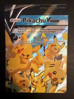 Pikachu V-Union [Set of 4] SWSH: Sword & Shield Promo Cards Holo - Image 2