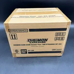 DIGIMON CARD GAME: Time Stranger Booster Box BT24 English 12 Box Sealed Case - Image 1