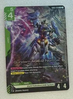 Gundam Card Game GD03-019 LR Gundam Age-2 Normal English - Image 1