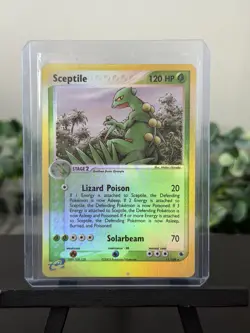 Pokemon TCG Sceptile EX Ruby & Sapphire Holo Rare Card 11/109 Reverse Holo - Image 1