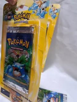 WOTC 1999 Pokemon Base Set Blisters & Opened Pack Wrappers EMPTY No Cards - Image 4