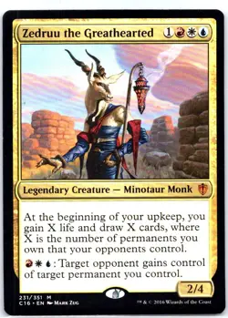 #231 Zedruu the Greathearted Commander 2016 Mythic - Image 1