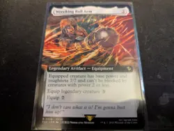MTG Magic the Gathering FOIL Wrecking Ball Arm Extended FIC! - Image 1