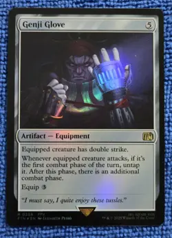 MTG 1X Genji Glove #258 (Foil) Final Fantasy FIN Magic - Image 1