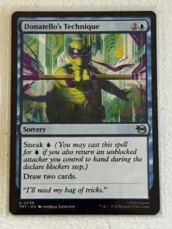 DONATELLO'S TECHNIQUE 39 TEENAGE MUTANT NINJA TURTLES Magic: The Gathering NM/M - Image 1