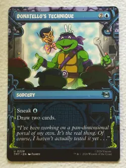 DONATELLO'S TECHNIQUE (SHOWCASE) 228 TMNT MAGIC: THE GATHERING - Image 1