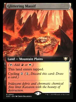 Glittering Massif (Extended Art) Edge of Eternities MTG - NM+ - Image 1