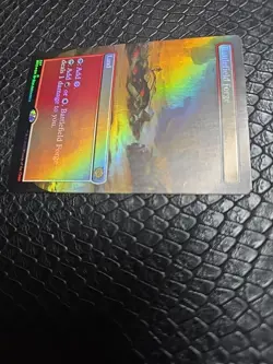 MTG Battlefield Forge 297 Rare Foil Borderless Land The Brothers' War - Image 2