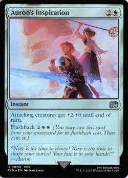 Auron's Inspiration, 8, FIN, Foil - Image 1