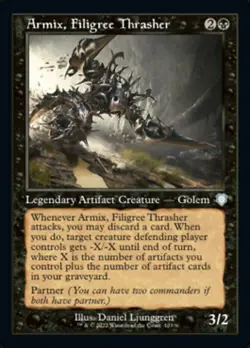 [1x] Armix, Filigree Thrasher Near Mint, English The Brothers' War Commander MTG - Image 1