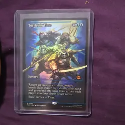 Teenage Mutant Ninja Turtles Magic Turtles in Time Sorcery Blue Foil 0284 - Image 1