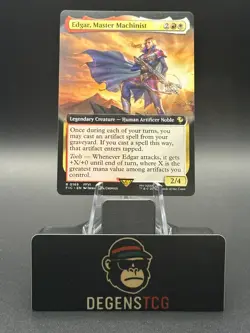 Edgar, Master Machinist 0169 Extended Art Commander: Final Fantasy non foil MTG - Image 1