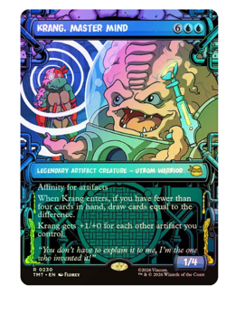 Krang, Master Mind - Foil - Showcase Teenage Mutant Ninja Turtles MTG - Image 1