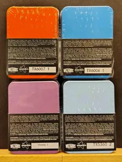 Magic The Gathering Teenage Mutant Ninja Turtles Tins Set Of 4 ** NEW ** - Image 2