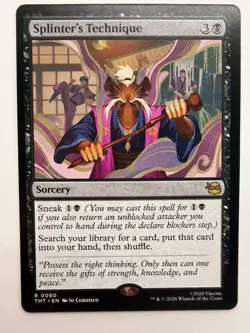 MTG Splinter's Technique 80 #NM Teenage Mutant Ninja Turtles MTG - Image 1