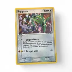 Pokemon TCG Rayquaza Emerald 9/106 2005 Holo Rare Basic Dragon 80HP Card - Image 1