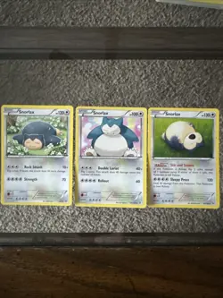 Pokemon TCG Snorlax 3 Card Lot - Image 1