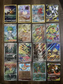 Pokemon 16 Card Lot Full Art IR Illustration Rare Trainer Gallery NM - Image 1