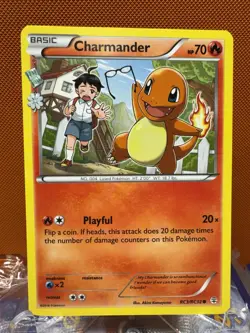 Pokemon Charmander RC3/RC32 Generations Radiant Collection Common LP - Image 1