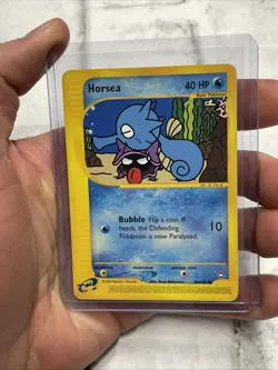 Pokemon Aquapolis 2003 WOTC Horsea 84/147 Vintage E-Reader NM Near Mint Pokemon - Image 1