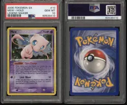 PSA 10 2006 POKEMON EX LEGEND MAKER #10 MEW - HOLO FOIL *population 48* - Image 5
