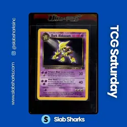 2000 POKEMON TEAM ROCKET FIRST EDITION #18/82 DARK ALAKAZAM - Image 1