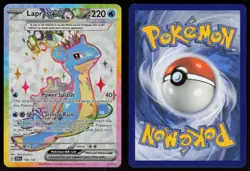 Lapras ex 158/142 Ultra Rare Stellar Crown Pokemon - Image 3