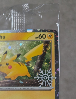 Pokemon TCG - *SWIRL* Pikachu 025/165 & Eevee 133/165 Snowflake Promo❄ - SEALED - Image 3