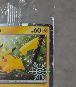 Pokemon TCG - *SWIRL* Pikachu 025/165 & Eevee 133/165 Snowflake Promo❄ - SEALED - Image 4