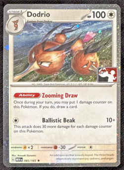 POKEMON 151 - PRIZE PACK SERIES 5 STAMPED - DODRIO PROMO - Image 1