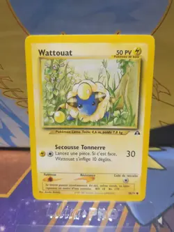 ⚡ WATTOUAT 58/75 NEO DISCOVERY Carte Pokemon FR ED.2 Mareep French Rare Cool! ⚡ - Image 1