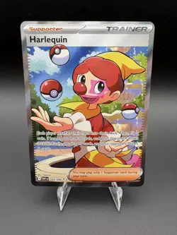 Harlequin 163/086 Sv White Flare Ultra Rare Holo English Pokemon TCG WHT NM Card - Image 1