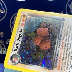 Dark Dugtrio 6/82 Holo Rare Team Rocket Pokemon Card LP - Image 4
