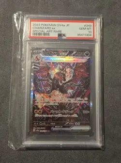 Pokemon Charizard ex 349/190 Sv4a Shiny Treasure Ex Special Art Rare Holo PSA 10 - Image 1