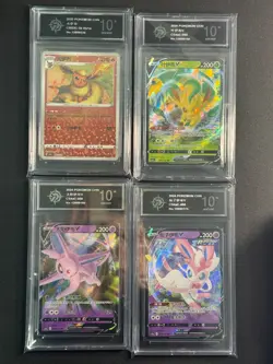 Flareon Pokemon Chinese Gem Pack Vol 2 CBB2C - Pokeball P10 4 Cards - Image 1