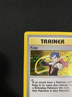Pokemon TCG Koga Gym Challenge Trainer Holo Card 19/132 NM - Image 2