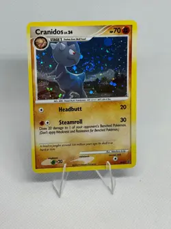 Cranidos W FART SWIRL #DP07 Holo Black Star Promo Diamond & Pearl Pokemon TCG NM - Image 3
