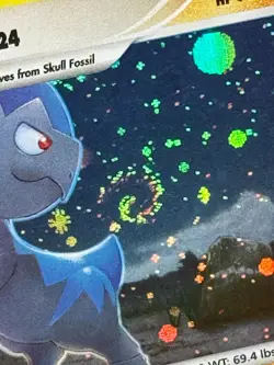 Cranidos W FART SWIRL #DP07 Holo Black Star Promo Diamond & Pearl Pokemon TCG NM - Image 4