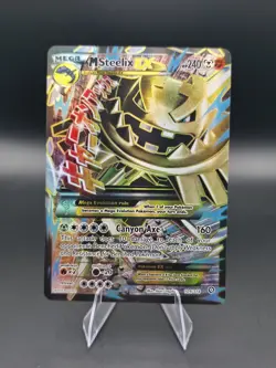 M Steelix EX 109/114 Full Art Ultra Rare Steam Siege NM Pokemon Holo TCG 2016 - Image 1