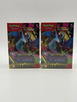 (Lot Of 2) - Pokemon TCG, Mega Evolution: Phantasmal Flames - Build & Battle - Image 1