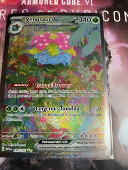 Pokemon TCG Venusaur EX Card 198/165 SV Sir 151 + Sealed Snorlax Promo 30th 📈 - Image 3