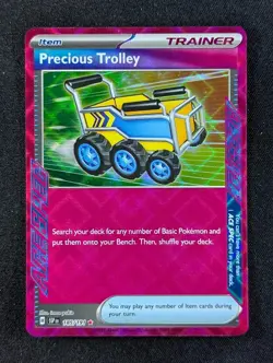 2024 Pokemon PRECIOUS TROLLEY #185/191 Surging Sparks ACE Spec Rare English (B) - Image 1